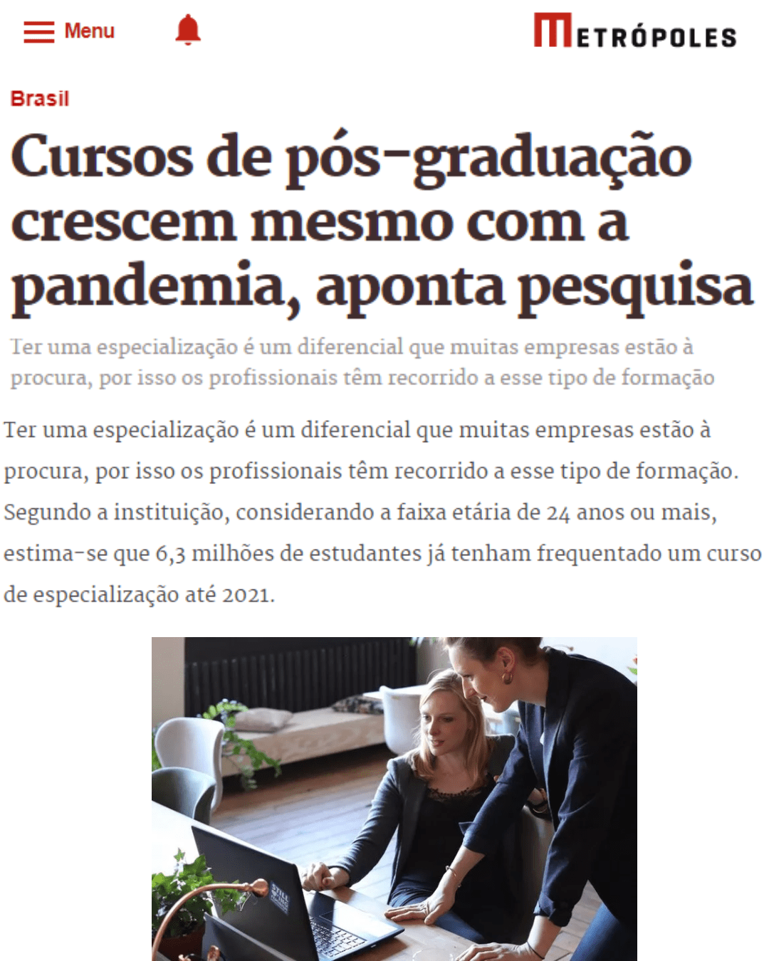 Faculdade Alcance - Pós-Graduação 100% Online e Digital